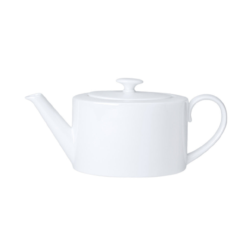 Steelite 82000AND0337L Teapot Lid 3.875" X 2.375" X 1.375" Whiteware