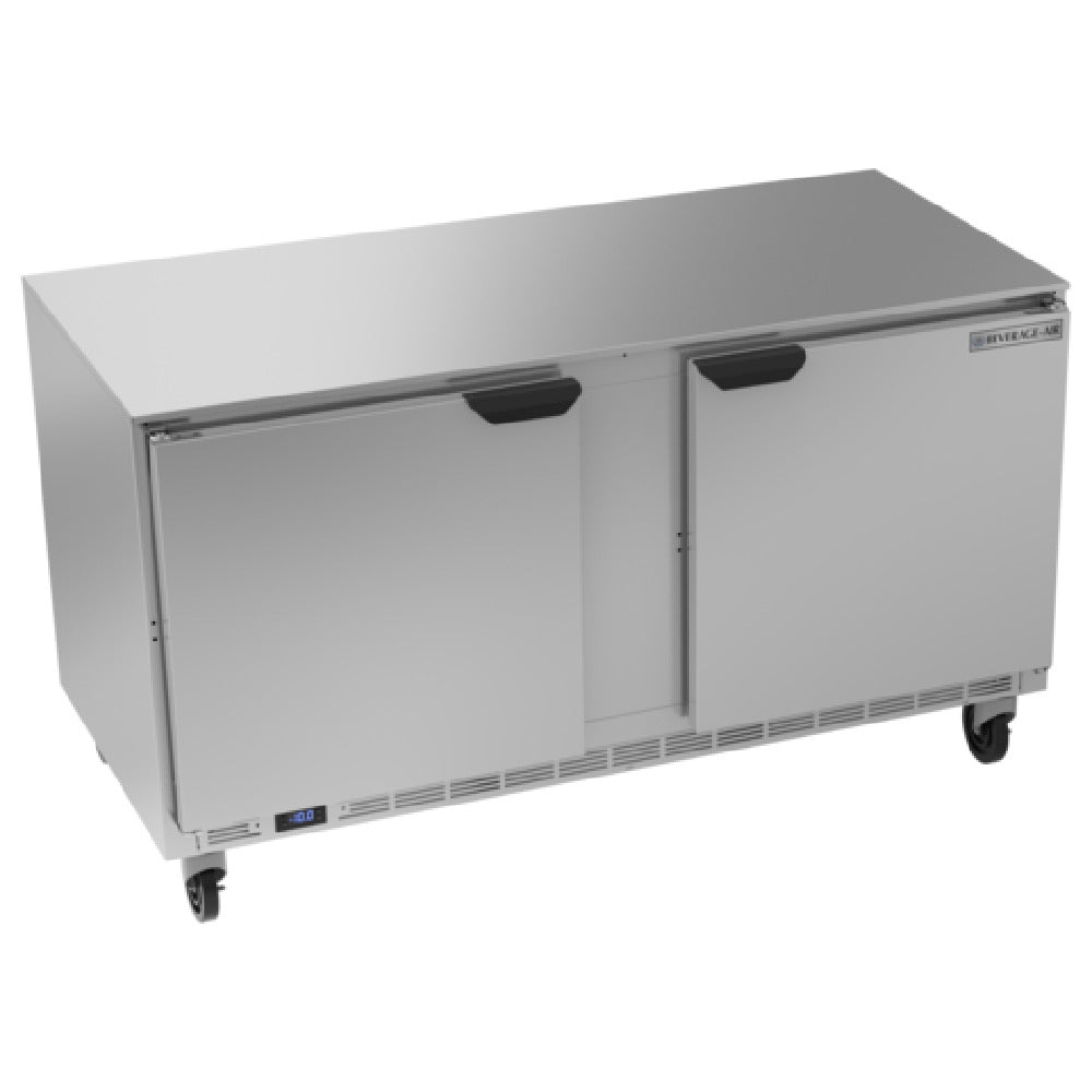 Beverage Air UCF60AHC Undercounter Freezer Two-section 60"W