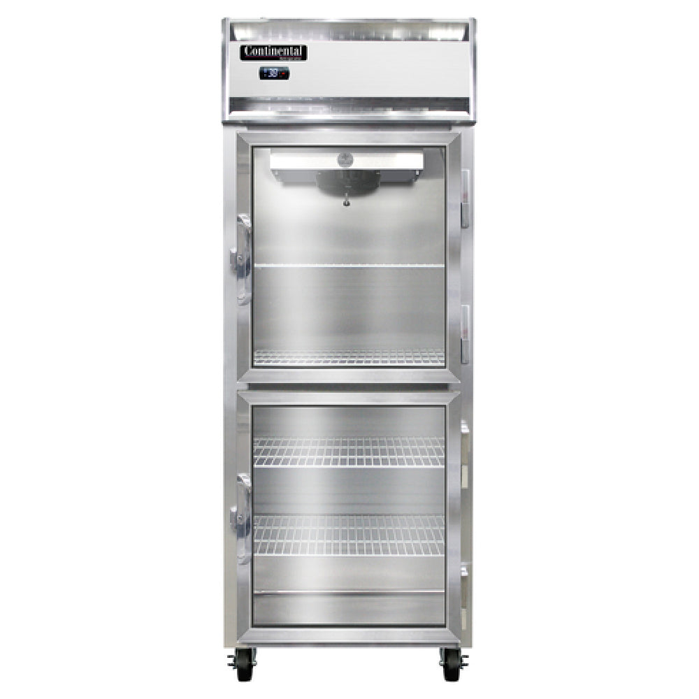 Continental Refrigerator 1RENSAGDHD Extra-Wide Refrigerator Reach-in 28-1/2"W