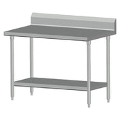 SPG 4SLSB-30 - Universal Stainless Work Table, 48"W X 30"D, 16/300 Series Stainless Steel Top