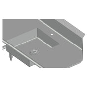 SPG DTO-5 - Universal Stainless Pre-rinse Sink Bowl, 20" X 20" X 6" (offered In 14 Or 16 Gauge, Please Specify When Ordering)