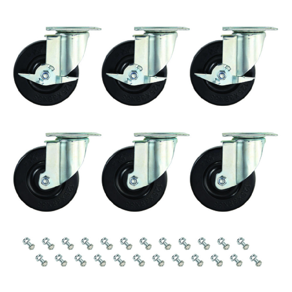 Hubert 29Y-139 - Kratos Ranges Caster Set (6)