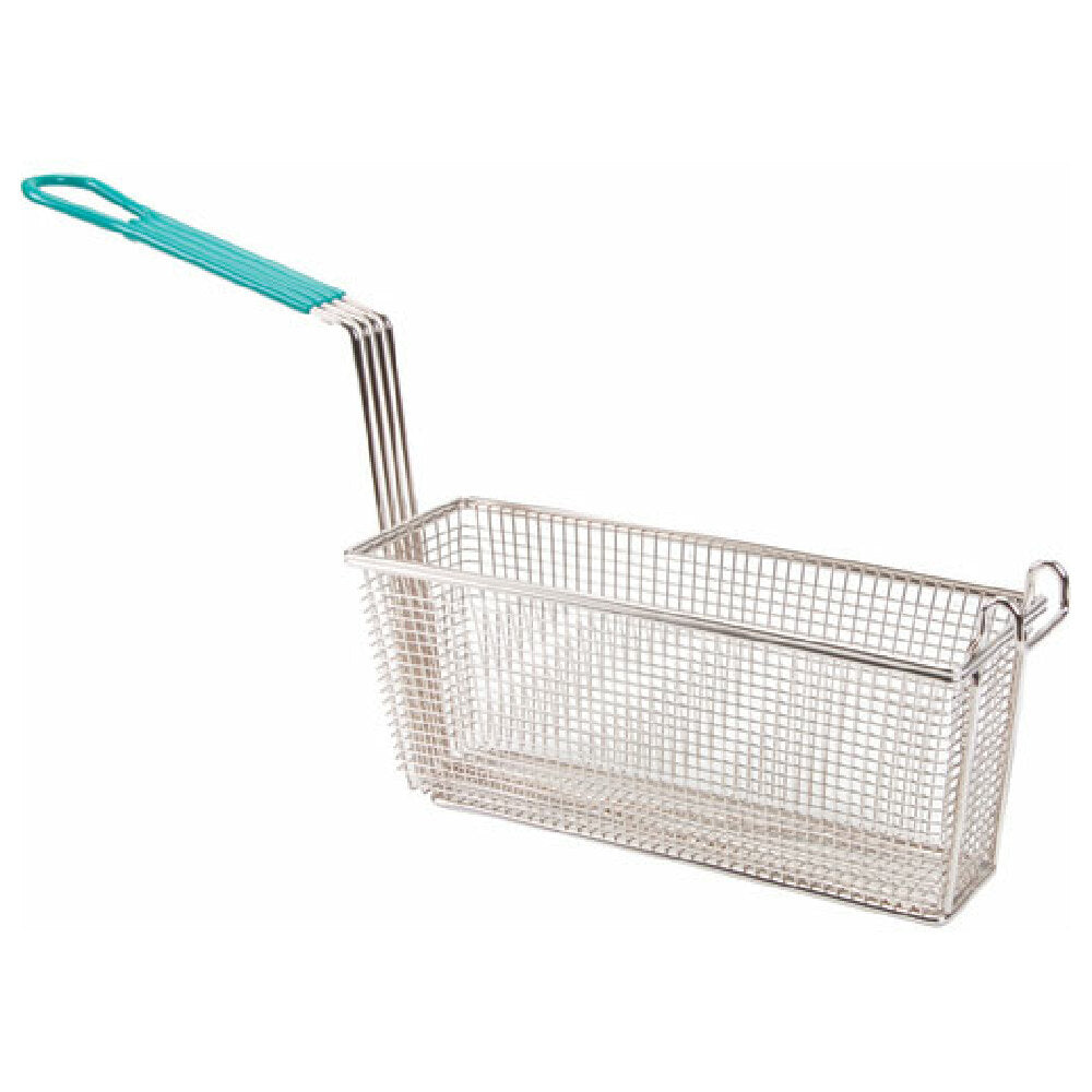 AllPoints 63123 13 1/4x4/14in Fry Basket Teal Handle