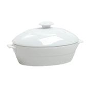 Steelite 6300P136 Oval Bowl Lid Aura Aura Gourmet