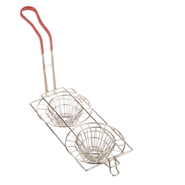AllPoints 63187 Double Taco Cups Fry Basket