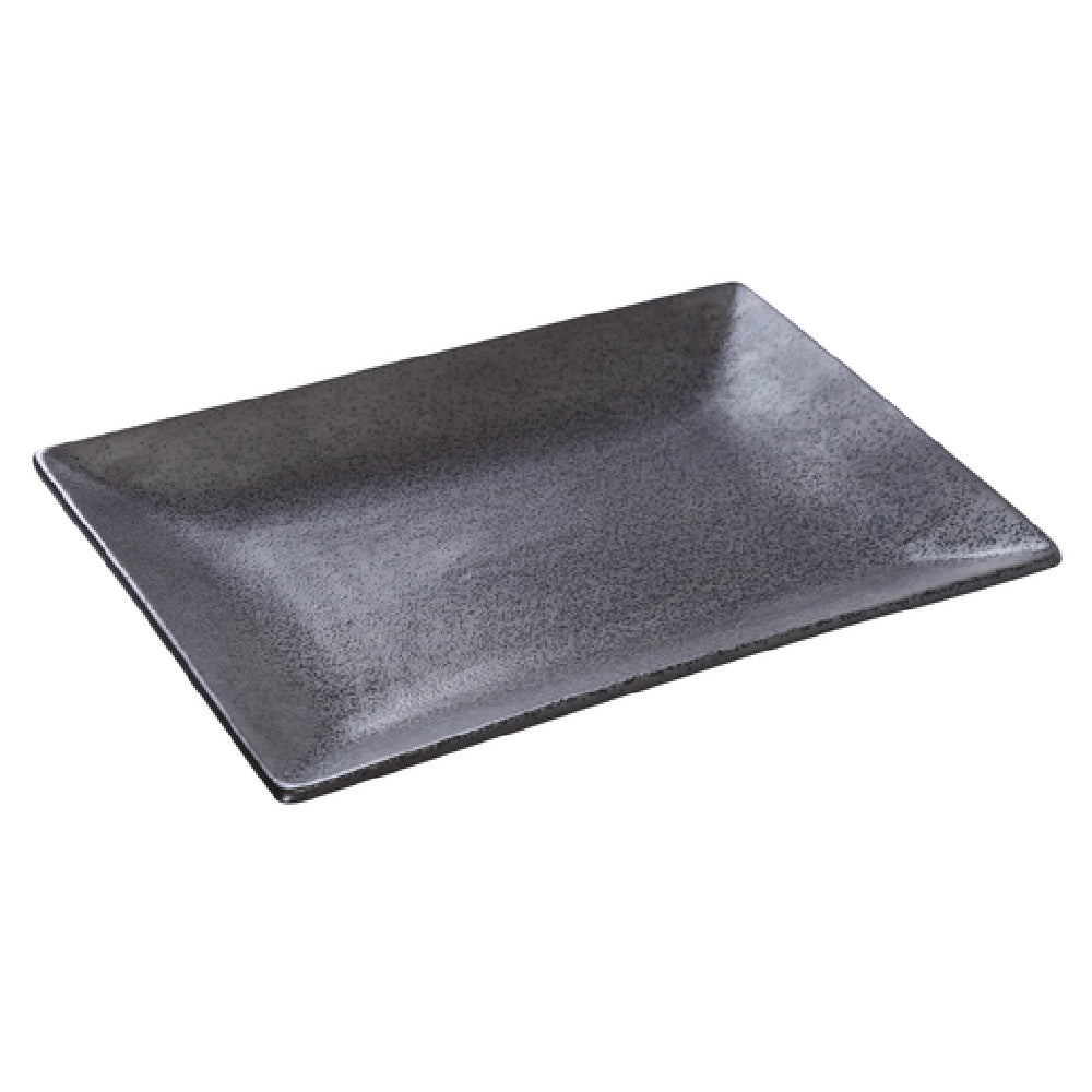 Yanco DB-412 Diamond Black Plate 12"L X 8-1/2"W X 1-1/2"H Rectangular