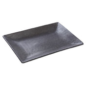 Yanco DB-412 Diamond Black Plate 12"L X 8-1/2"W X 1-1/2"H Rectangular