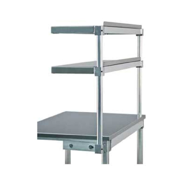 New Age Industrial 99823 Cantilever Overshelf Table Mount 12" X 60" Stainless Steel Shelf