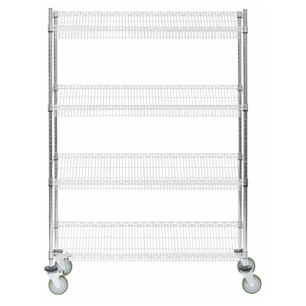 Hubert 82998 - Shelving Unit, Wire, Mobile