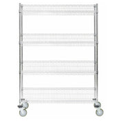 Hubert 82998 - Shelving Unit, Wire, Mobile