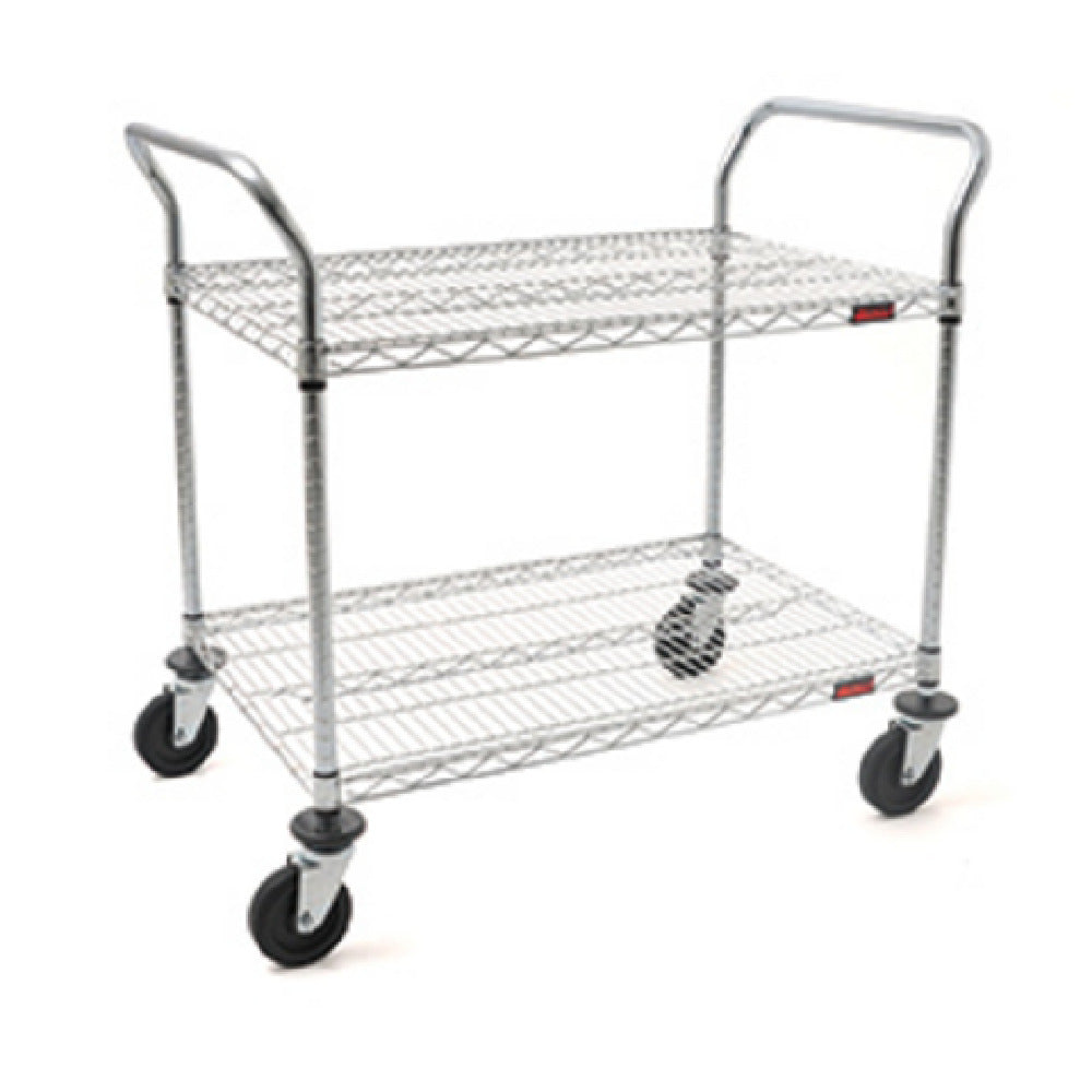 Eagle Group U2-2460C - Utility Cart, 2-tier, 60"W X 24"D X 37-3/4"H