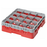 Cambro 16S418163 Camrack® Glass Rack With Soft Gray Extender Full Size