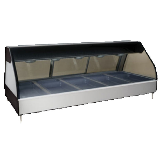 Alto Shaam ED2-72/PR-BLK_230/60/1 Halo Heat® Heated Display Case Countertop 72" L