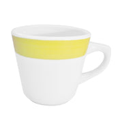 CAC China R-1-Y Rainbow Coffee Cup 7-1/2 Oz. 3-1/4" Dia. X 3"H