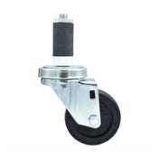 BK Resources 3SBR-2RA-LDP - Swivel Caster, 1-1/4" Expanding Stem, 3" Polyolefin Wheel