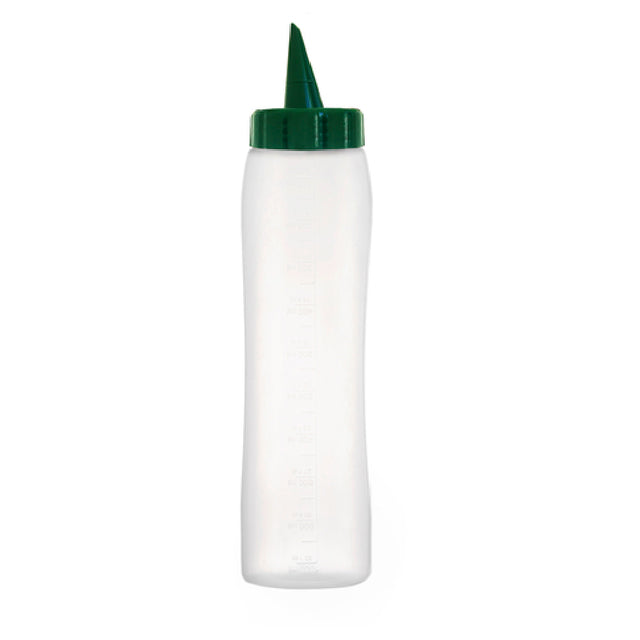 CFS Brands 71279 Araven Squeeze Oil/Sauce Bottle 34 Oz. Green Cap