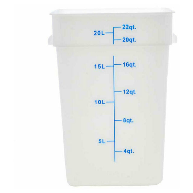 Omcan 80196 (80196) Food Storage Container 22 Quart Square
