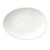 Libbey DRI-8-D (Formerly World Tableware) Plate 13-3/4" X 10-1/8" Organic