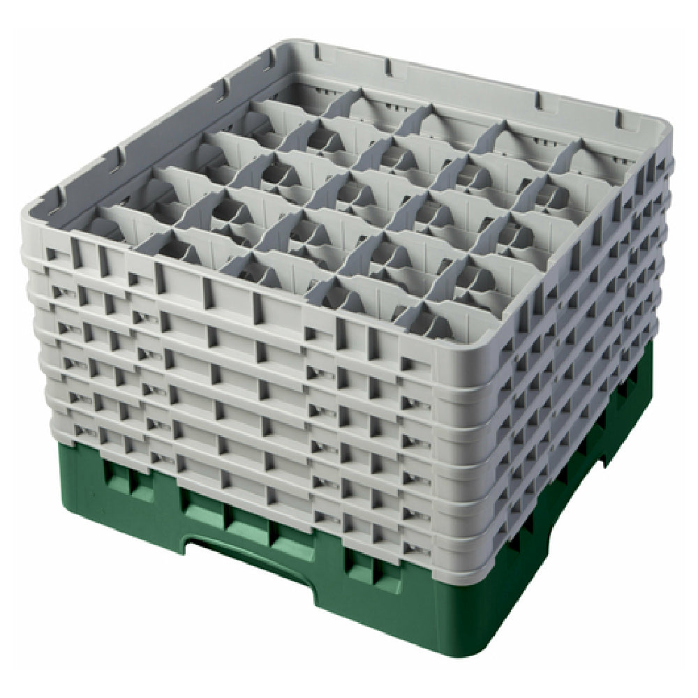 Cambro 25S1114119 Camrack® Glass Rack With (6) Soft Gray Extenders Full Size