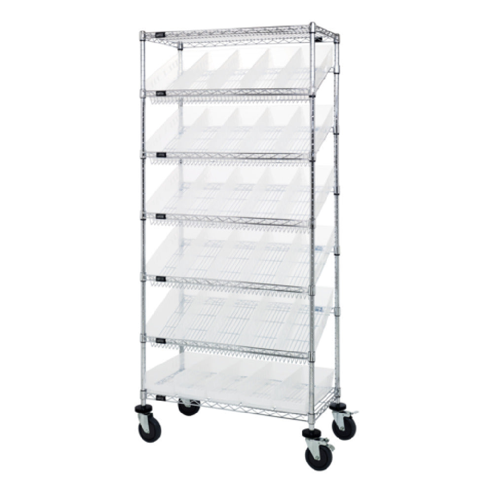 Quantum MWRS-7-104CL Bin Systems Unit Mobile 36"W X 18"D X 80"H