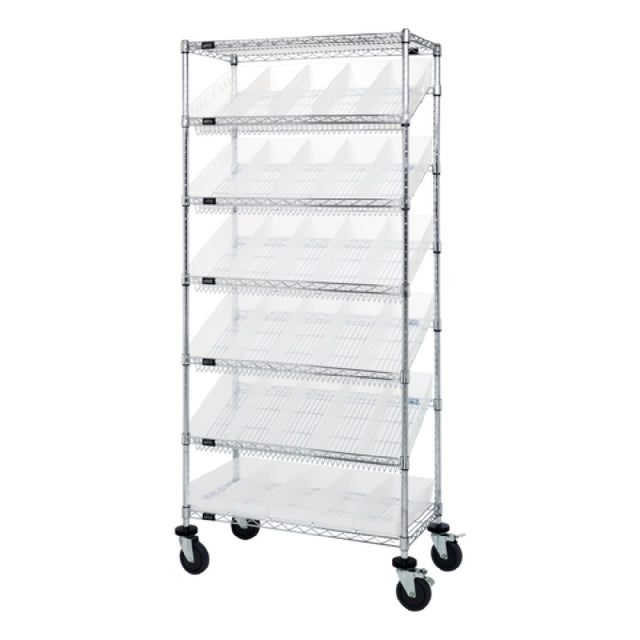 Quantum MWRS-7-104CL Bin Systems Unit Mobile 36"W X 18"D X 80"H