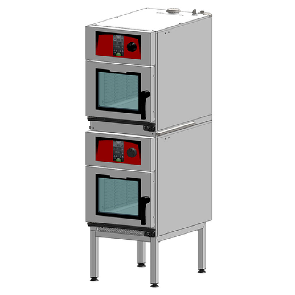 Vulcan MINI-STACK2 - V2 Units Duo Stacking Kit, For 2 Minijet Units, 13-3/4" Stainless Steel Stand