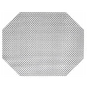 FOH XPM076SIV83 Metroweave® Placemat 11" X 14" Rectangle With Mitered Corners