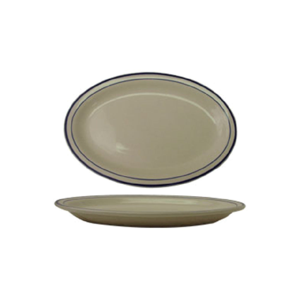 International Tableware DA-14 Platter 13-1/4" X 10-3/8" Oval