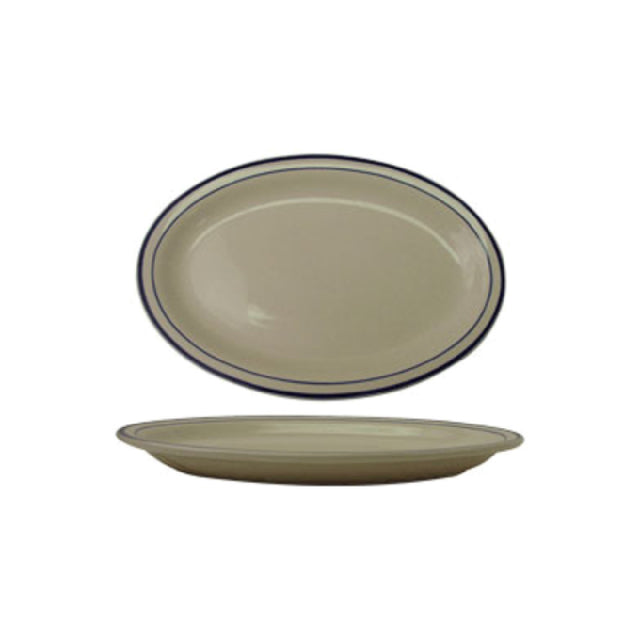 International Tableware DA-14 Platter 13-1/4" X 10-3/8" Oval