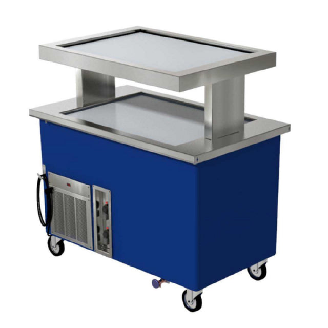 Delfield KFTS2-36-NUP FlexiTop™ Frost/Hot Top Serving Counter Dual Tiered Mobile