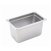 Winco SPJH-406 Steam Table Pan 1/4 Size 10-5/6" X 6-5/16" X 6" Deep
