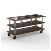 Steelite MGCMLD07WSXH - Modular Triple Warming Unit Mango Brushed Stainless Steel