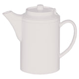 Service Ideas TS612WH Teapot 0.5 Liter (16 Oz.) 3-1/2" X 6-1/2" X 6"