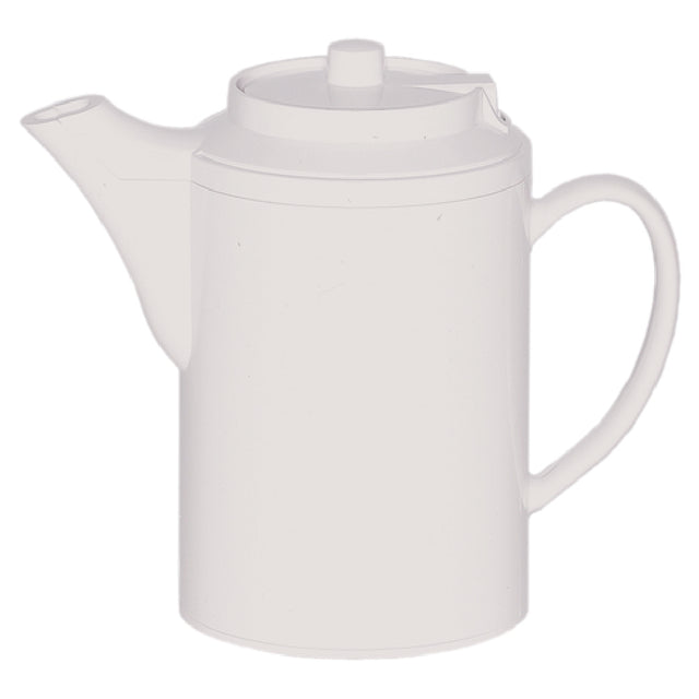 Service Ideas TS612WH Teapot 0.5 Liter (16 Oz.) 3-1/2" X 6-1/2" X 6"
