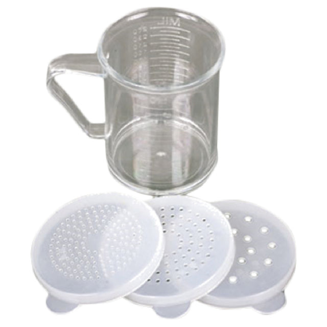 Royal ROY DRG PH 3 - Dredge Shaker, 8 Oz., Graduated Milliliters & Ounces