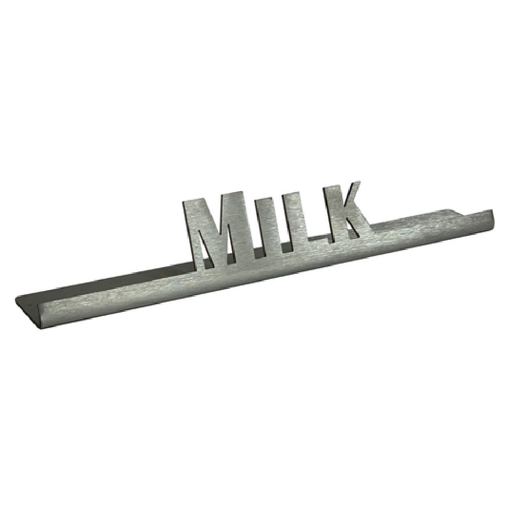 Service Ideas 1C-BF-MILK-SIGN Beverage ID Sign "Milk" 1"H X 6-1/2"W