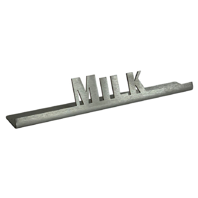 Service Ideas 1C-BF-MILK-SIGN Beverage ID Sign "Milk" 1"H X 6-1/2"W