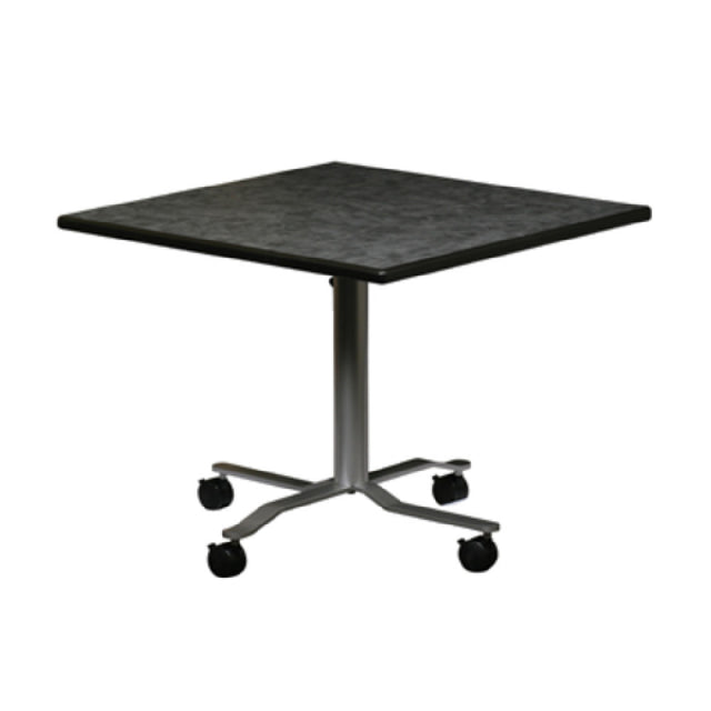 Forbes Industries PBLFT3636EB-RDC3 Rollers™ Portable Table Square 36" X 36" X 30"H