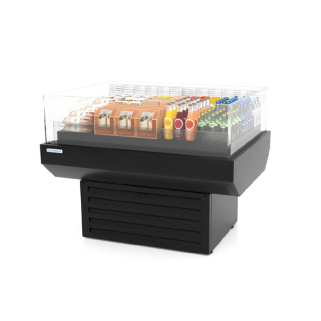Hussmann SIM-4AA MicroSC™ Open Island Mobile Merchandiser Self-service 4' X 4' Display Area