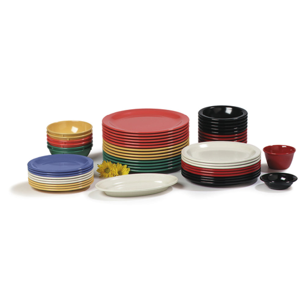 Carlisle 4350102 Carlisle Dallas Ware® Dinner Plate 9" Dia. Reinforced Rim And Foot