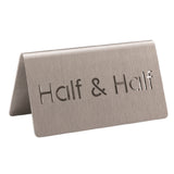 Service Ideas 1C-BF-HALF&HALF-MOD Service Ideas Laser Cut ID Tent Table Tent Half & Half