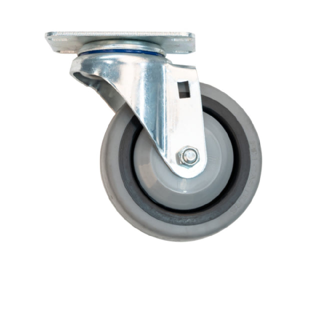New Age Industrial C538 Plate Caster Swivel 4” Diameter