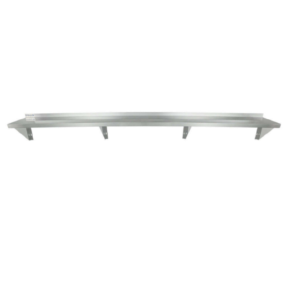 Empura 1296WS18G - Wall Mount Storage Shelf, 96"W X 12"D X 13"H, Standard Duty