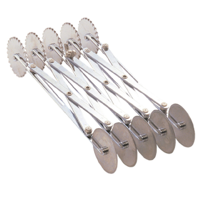 JB Prince B843 Dough Divider (10) Wheels 1/2"L To 5"L Cut Strip Size Range