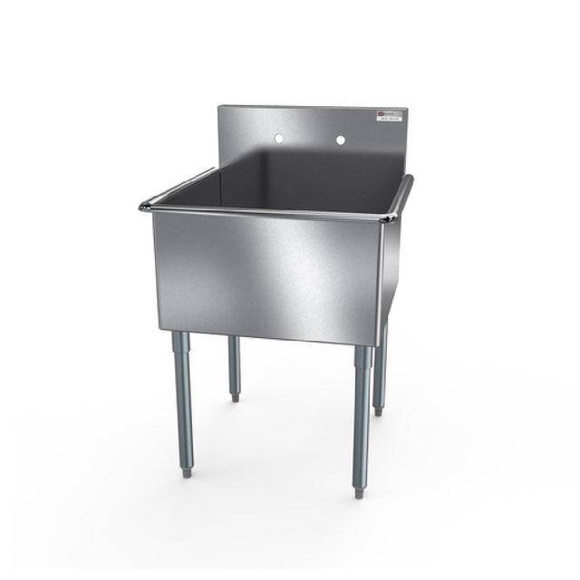 NBR Equipment 1BSG-1818 Budget Sink One-compartment 21"W X 21-1/2"D X 41"H Overall Size