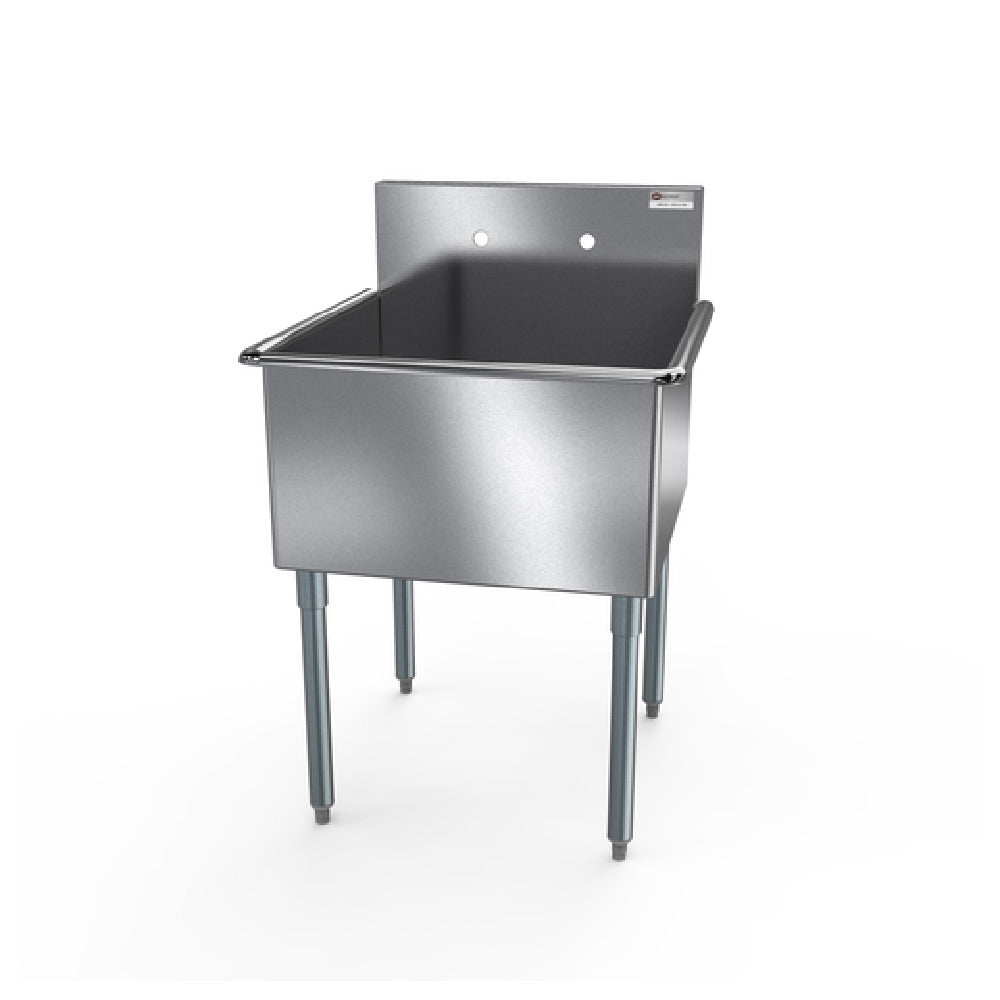 NBR Equipment 1BSG-1821 Budget Sink One-compartment 21"W X 24-1/2"D X 41"H Overall Size
