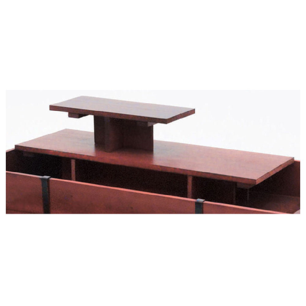 Hubert 10275 - Riser Set, 2-piece, For Mahogany Serving Cart #99841,40" X 16" X 12"H
