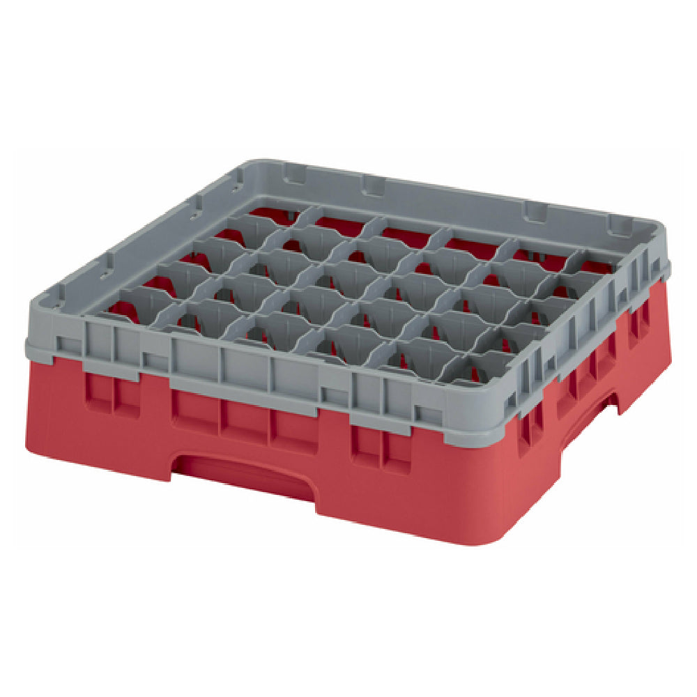 Cambro 36S318163 Camrack® Glass Rack With Soft Gray Extender Full Size