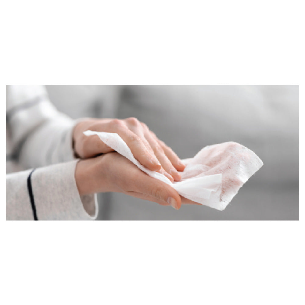 CFS Brands 35022 - WipesPlus® Hand Sanitizing Wipe, Sachets, White (1000 Wipes Per Sachet, 1 Sachet Per Case)