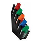 Dispense-Rite LID-5BT - Cup And Lid Organizer, Five Sections, Slim Design